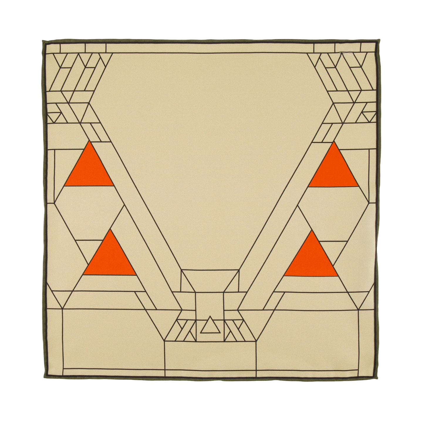 Pocket Square - Midway Winter Gardens - Prairie Wheat