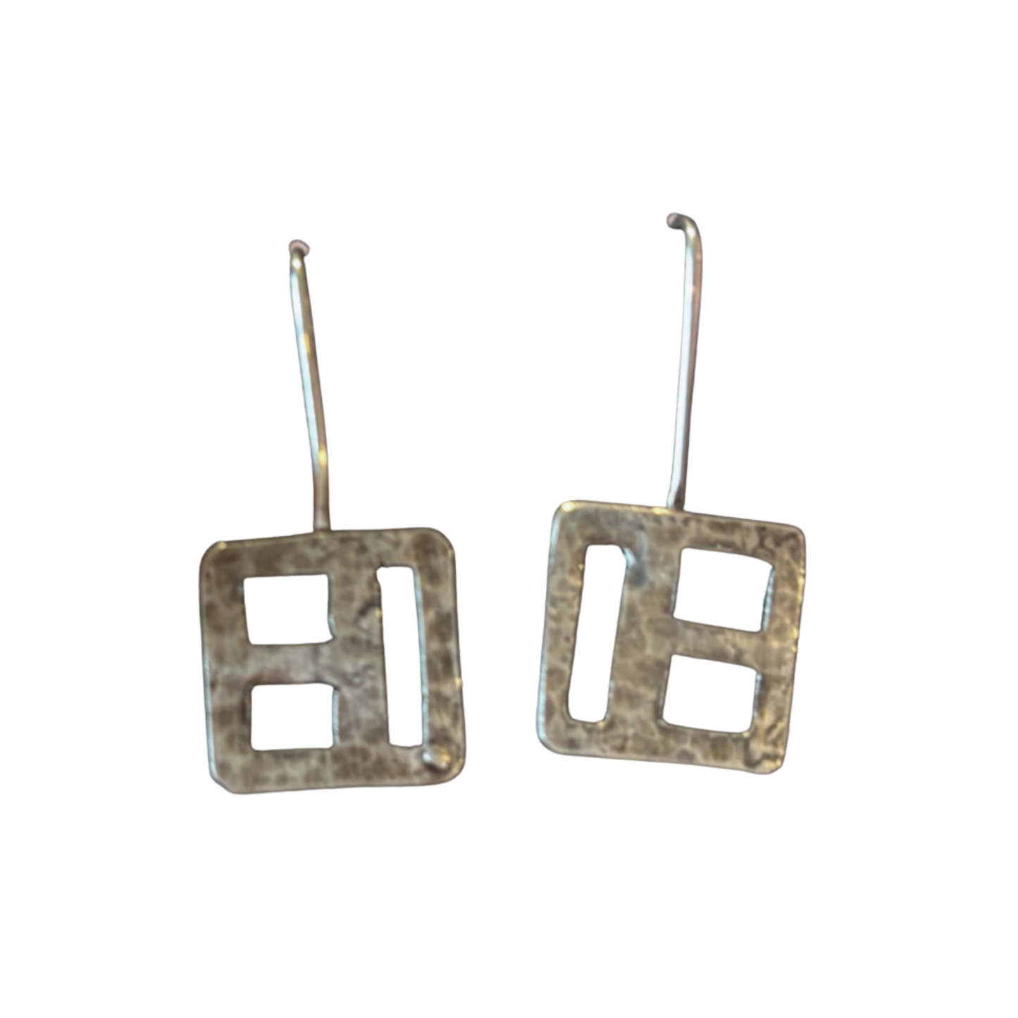 Earrings - Silver Window #3