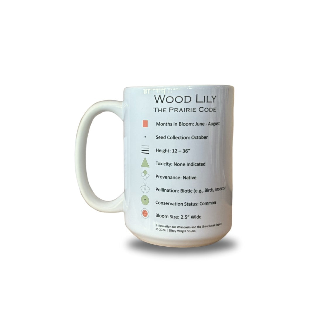 Coffee Mug - Wood Lily