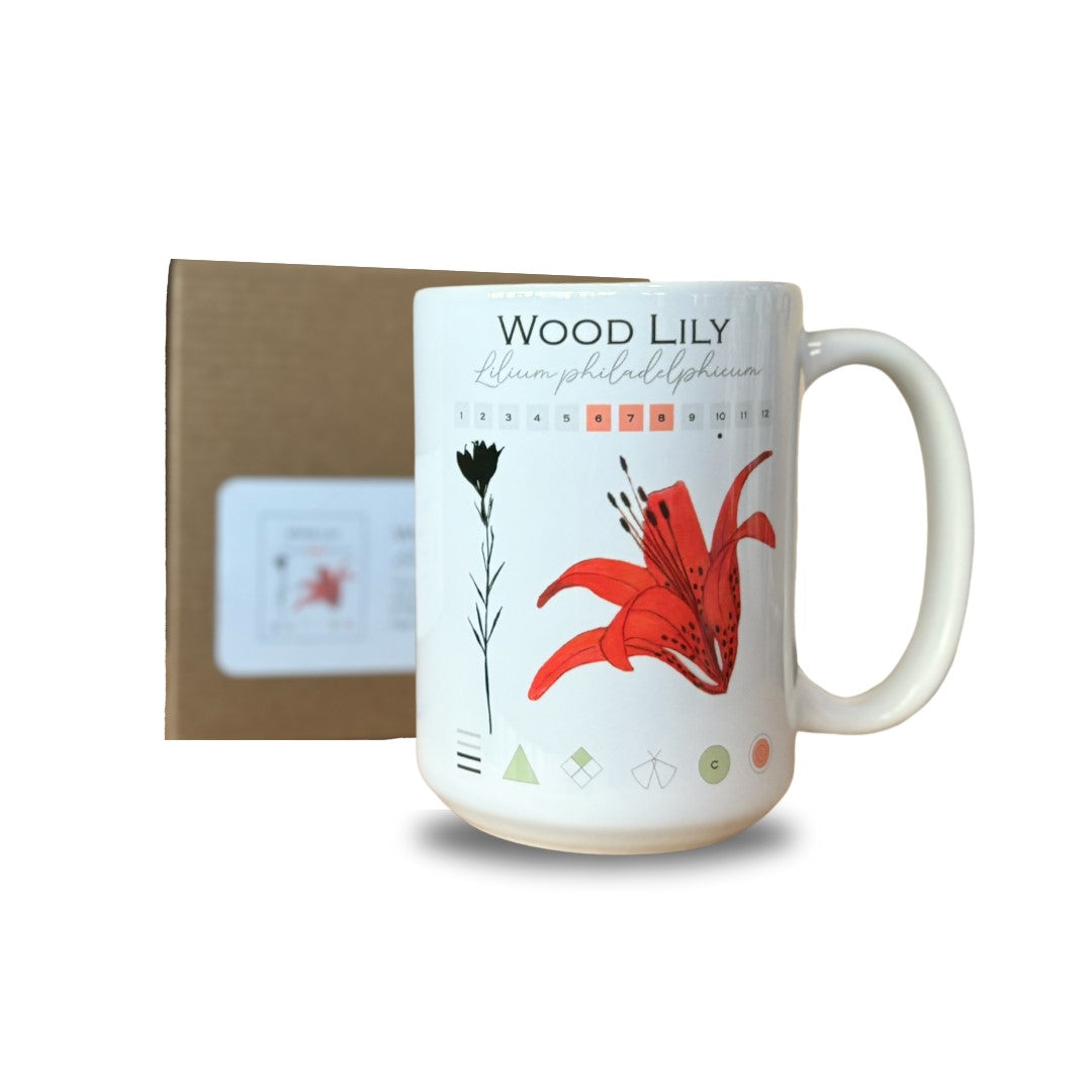 Coffee Mug - Wood Lily