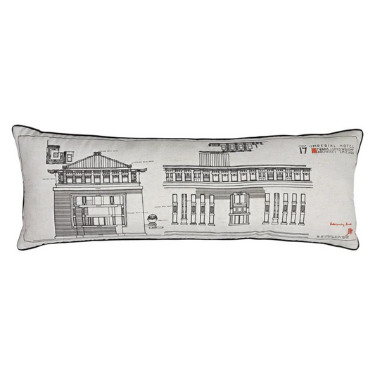 Imperial Hotel Drawing Pillow