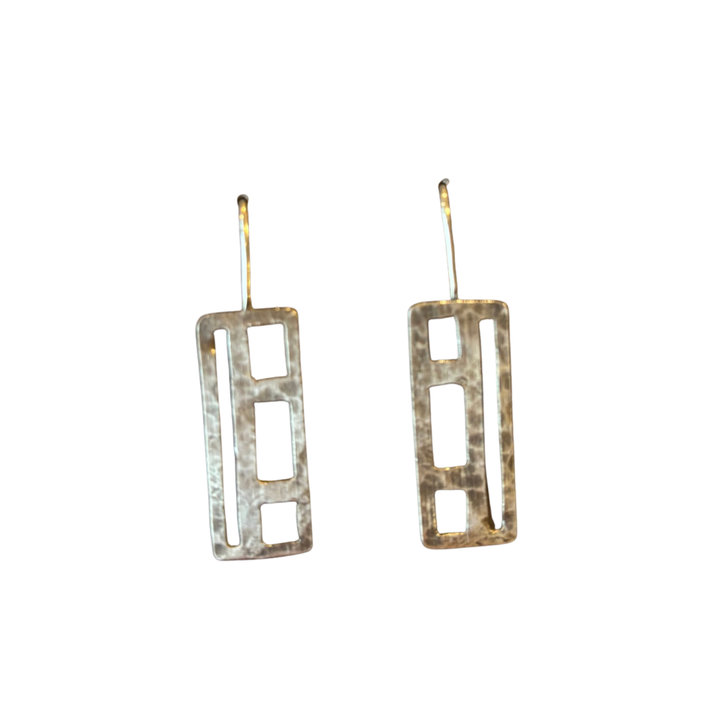 Earrings - Silver Window #2